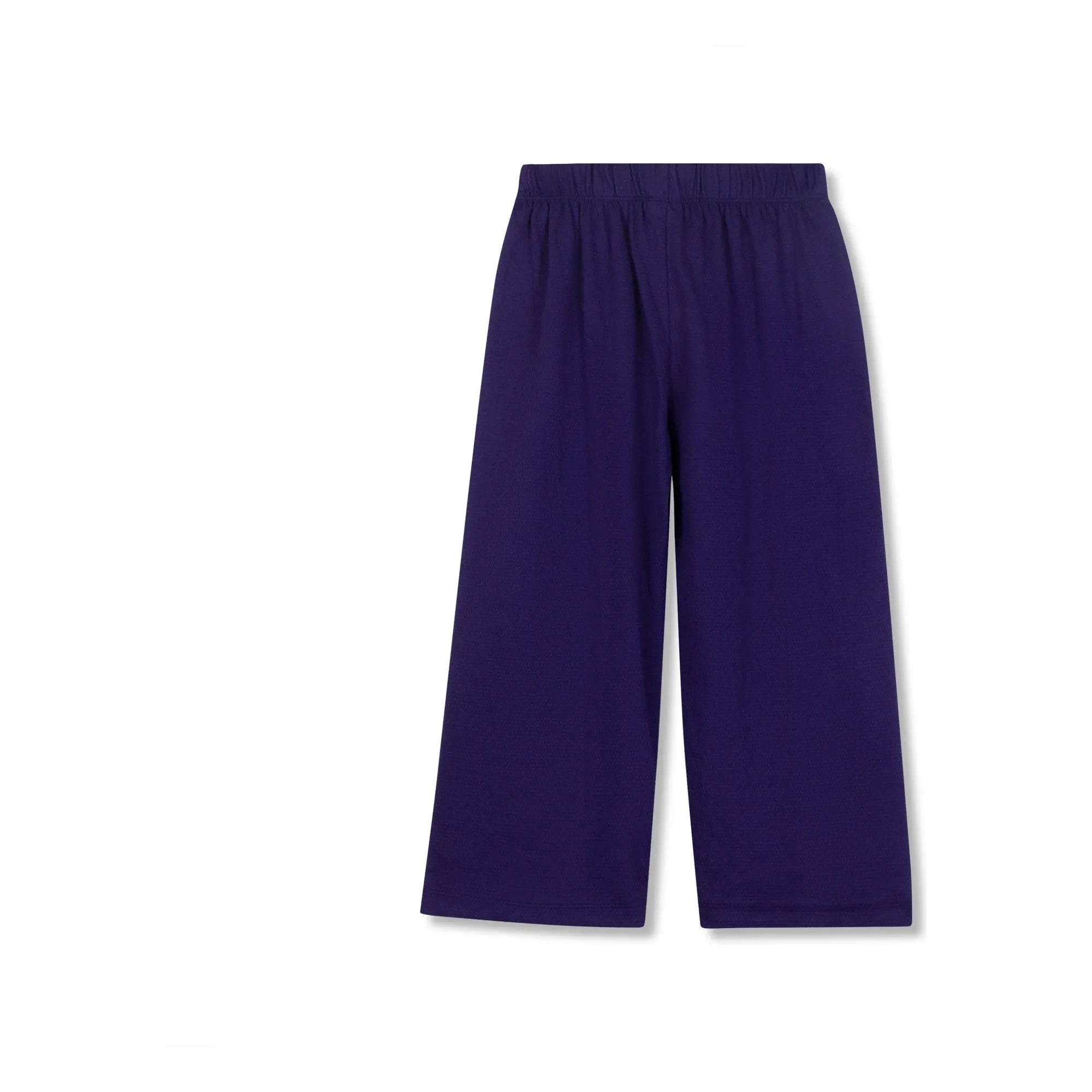 Wynken – Weite Hose aus Bio-Baumwolle | Marineblau