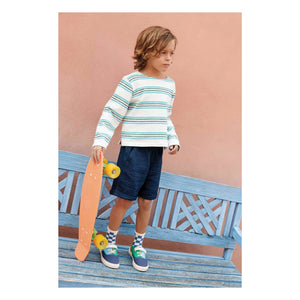 Bonton - Damier Socken | Königsblau