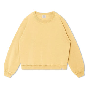 Matona - Bio Baumwoll Sweatshirt glatt | Hellgelb