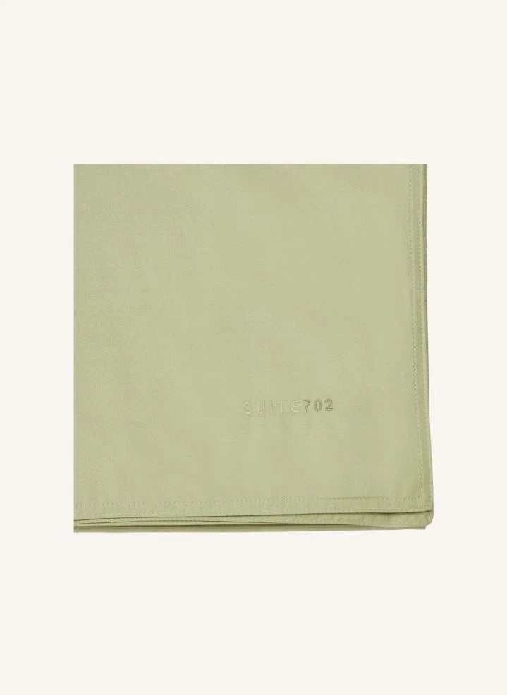 Suite 702 - Organischer Percale Kopfkissenbezug | Pistaziengrün