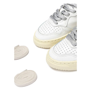 Autry - Baskets Kids Medalist Niedrig Leder und Wildleder | Weiß