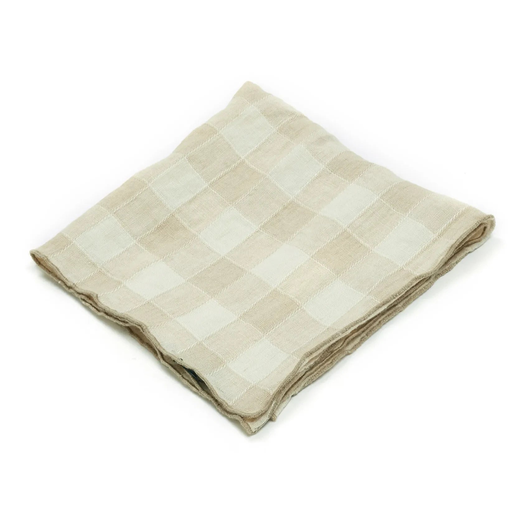 Maison de Vacances - Bourdon Vintage Leinenserviette | Creme