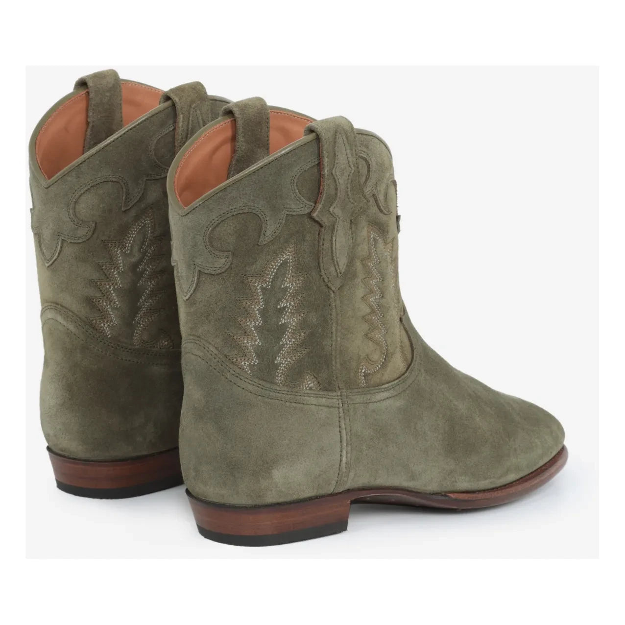 Shiloh Heritage - Overknee-Stiefel aus Wildleder | Khaki