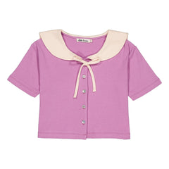 Hello Simone - Matelot Bluse aus Bio-Baumwolle | Lavendel