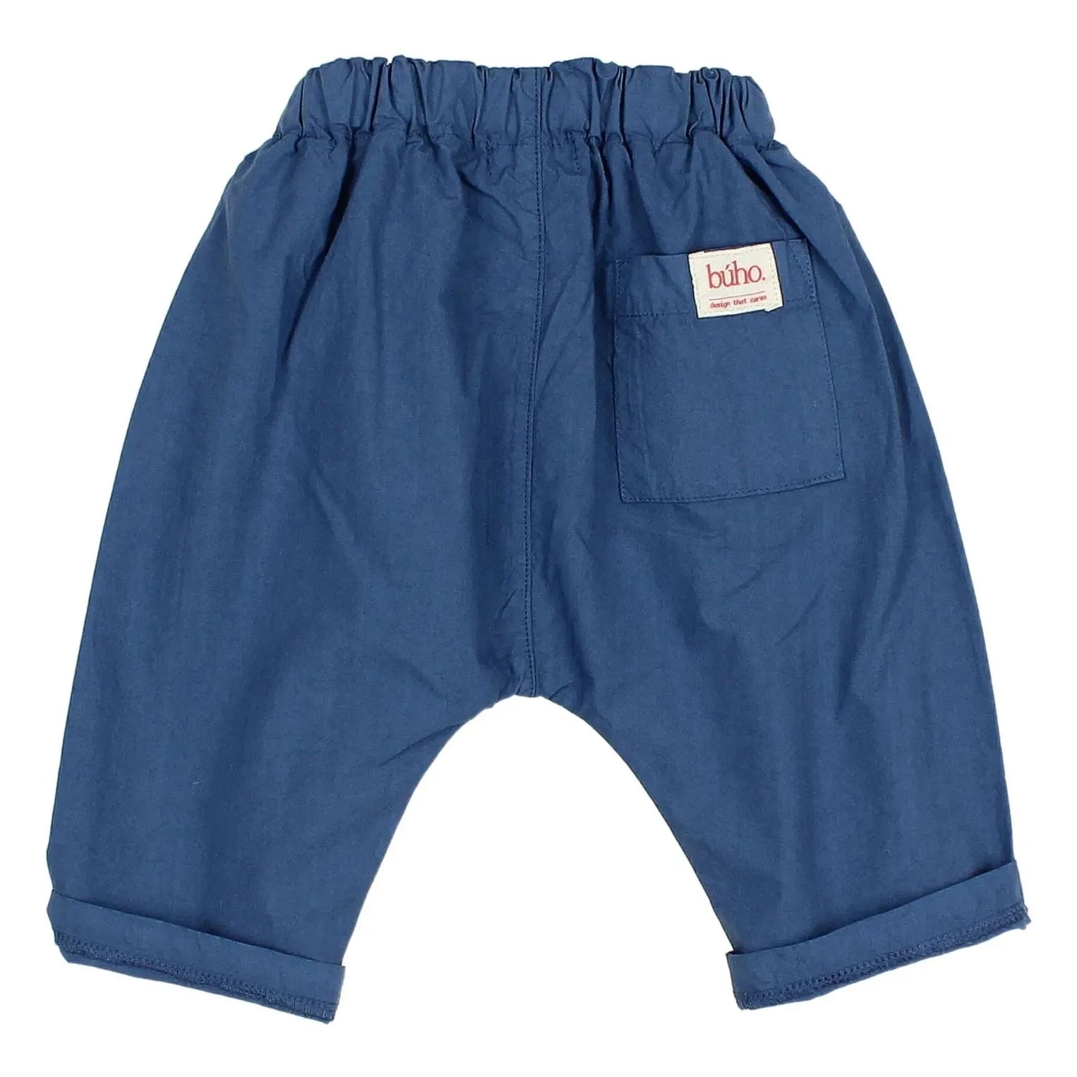 Búho – Babyhose aus Bio-Baumwoll-Popeline | Marineblau
