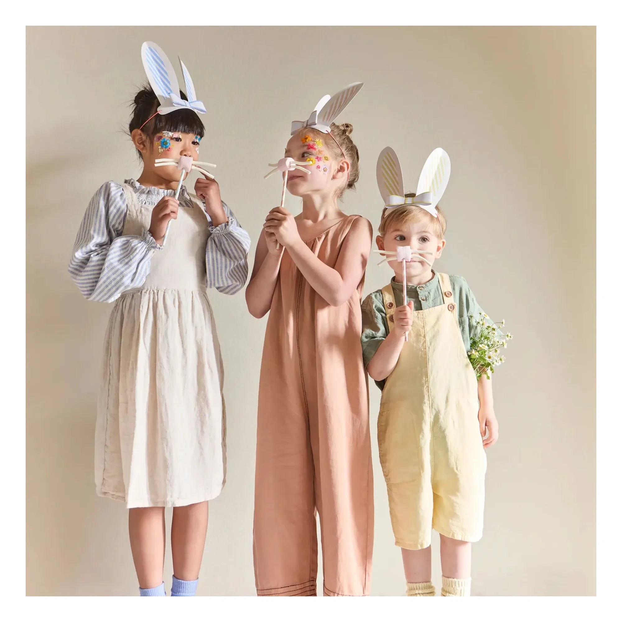 Meri Meri - Partyhüte mit Hasenohren - 8er-Set