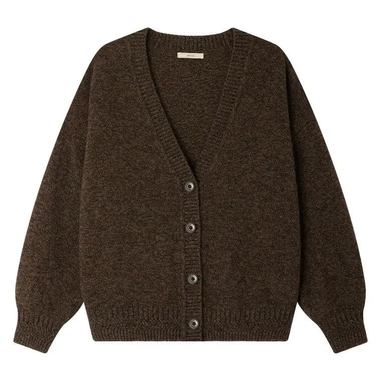 Sessùn - Sweet Monroe Oversize Merino Yün Yelek | Kahverengi