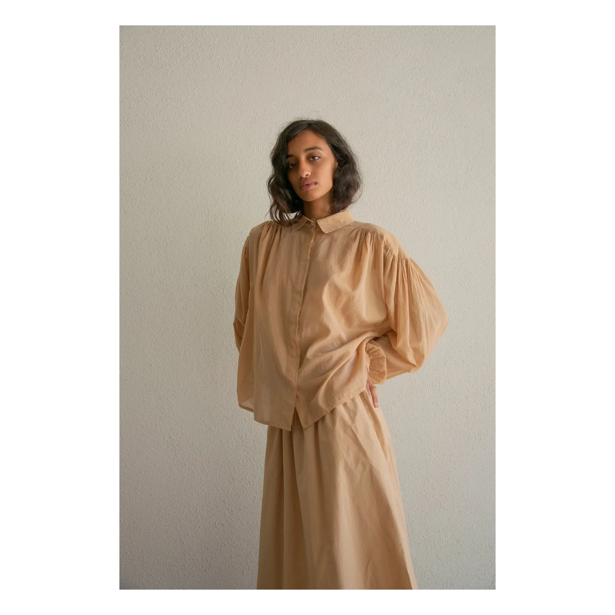 THEAVANT - Vintage Baumwollvoile Hemd | Amber