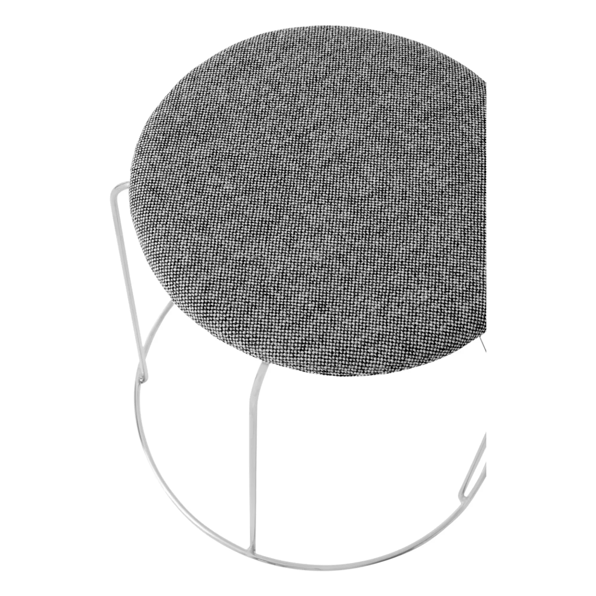 & Tradition - Verner Panton Wire VP11 Hocker Sitzkissen | Heather Grey