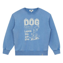 Hundred Pieces - Sweat Ryde God Town Bio-Baumwolle | Marineblau