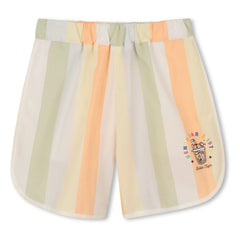 Kenzo - Happy Sweet Gestreifte Shorts | Hellgelb