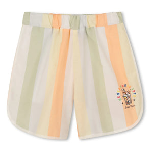 Kenzo - Happy Sweet Gestreifte Shorts | Hellgelb