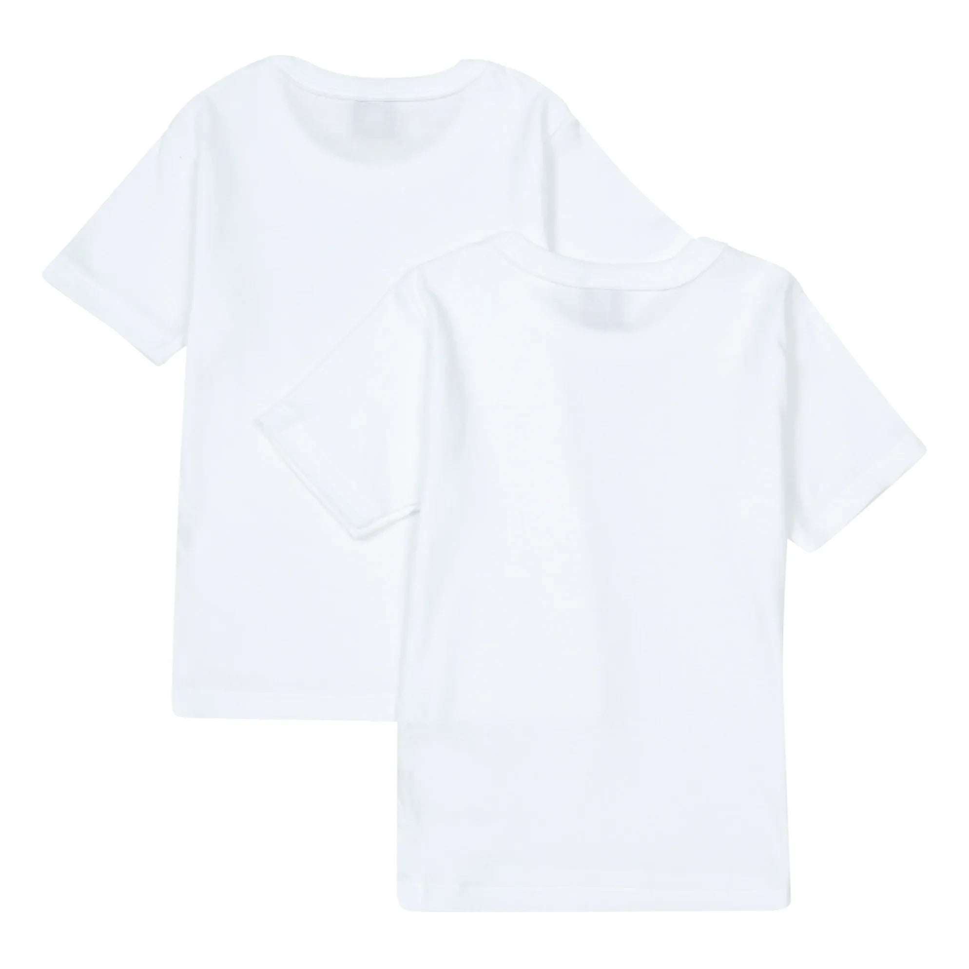 Petit Bateau - 2er-Set Bio-Baumwoll-T-Shirts | Weiß