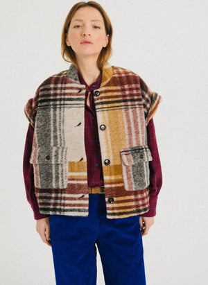 Tinsels - Ärmellose Jacke | Bordeaux