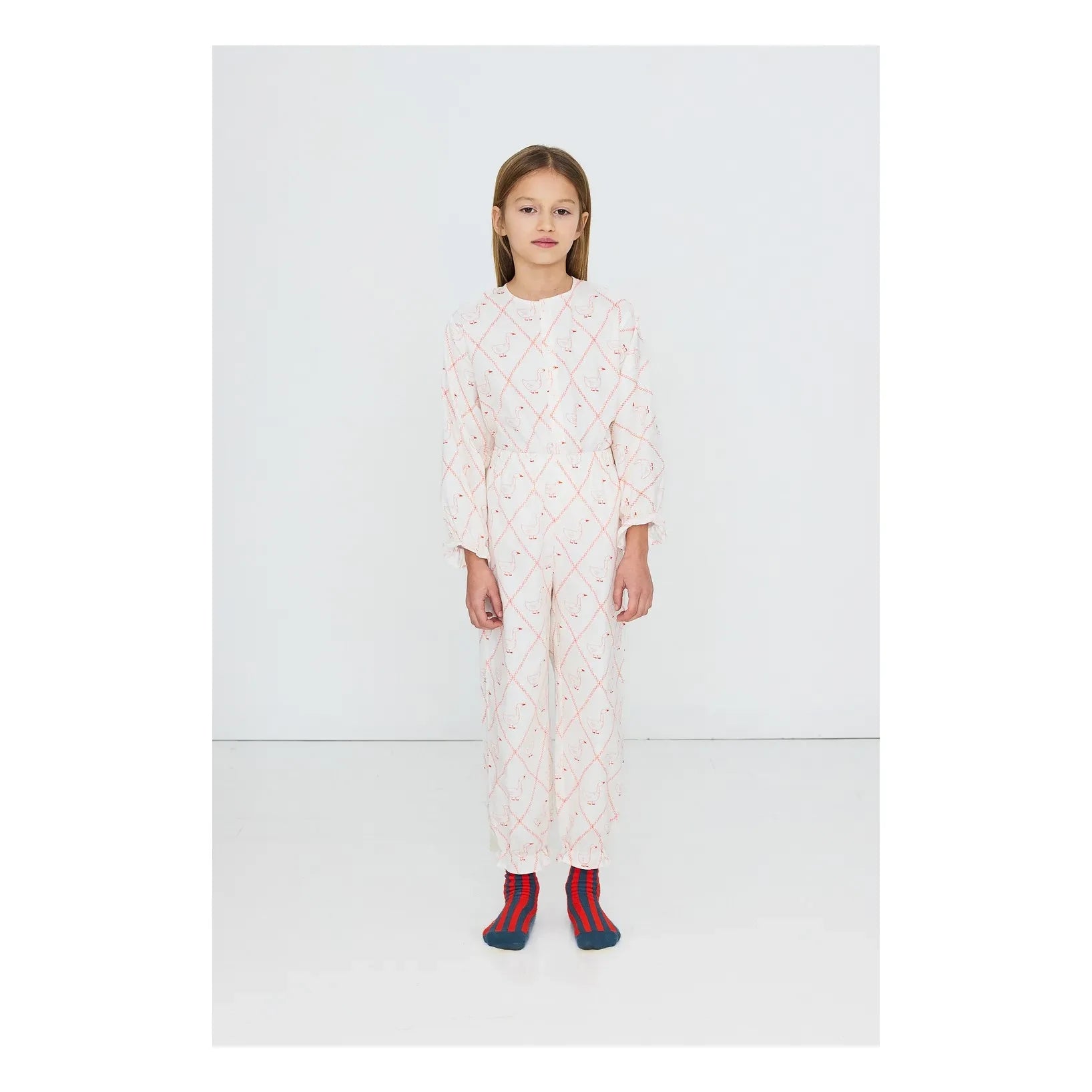 Tinycottons - "Kazlar" Pijama | Beyaz
