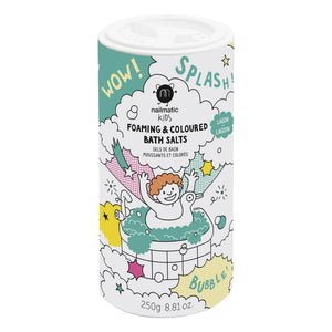Nailmatic Kids - Lagoon Sprudelnde und farbige Badesalze - 250g | Grün