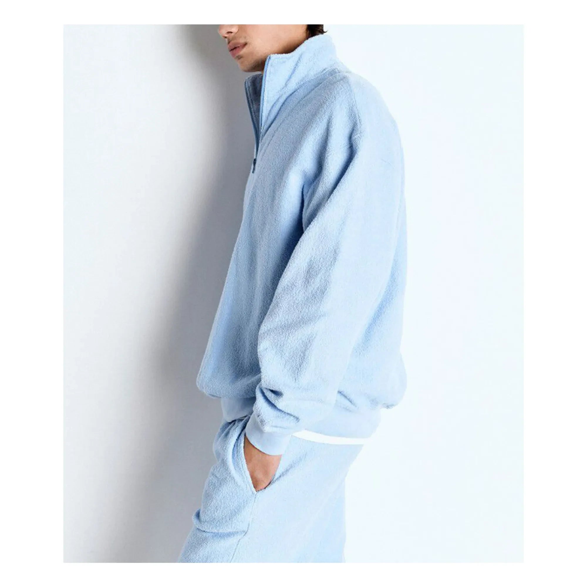 American Vintage - Bobypark Bio-Fleece Sweatshirt | Hellblau