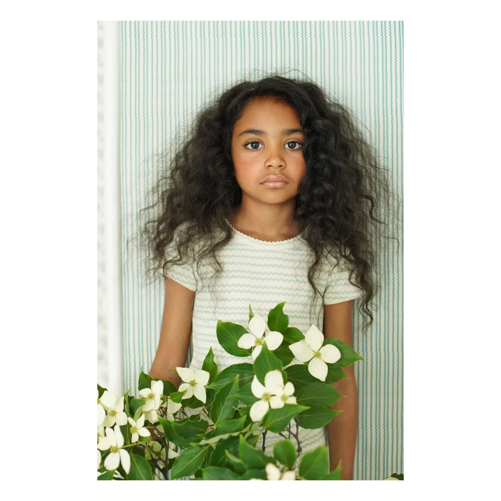 Soor Ploom - Pouf Vagues T-Shirt Bio-Baumwolle | Salbei