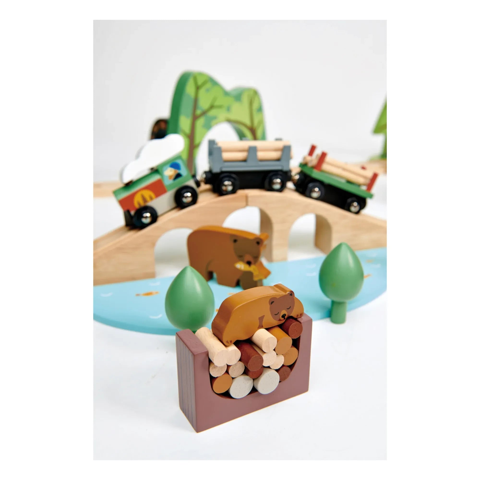 Tender Leaf Toys - Wildes Kiefernzug-Set