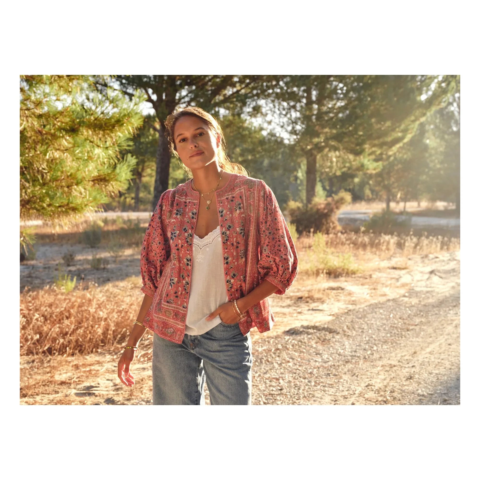 M.A.B.E. - Darla Baumwolljacke | Rosa