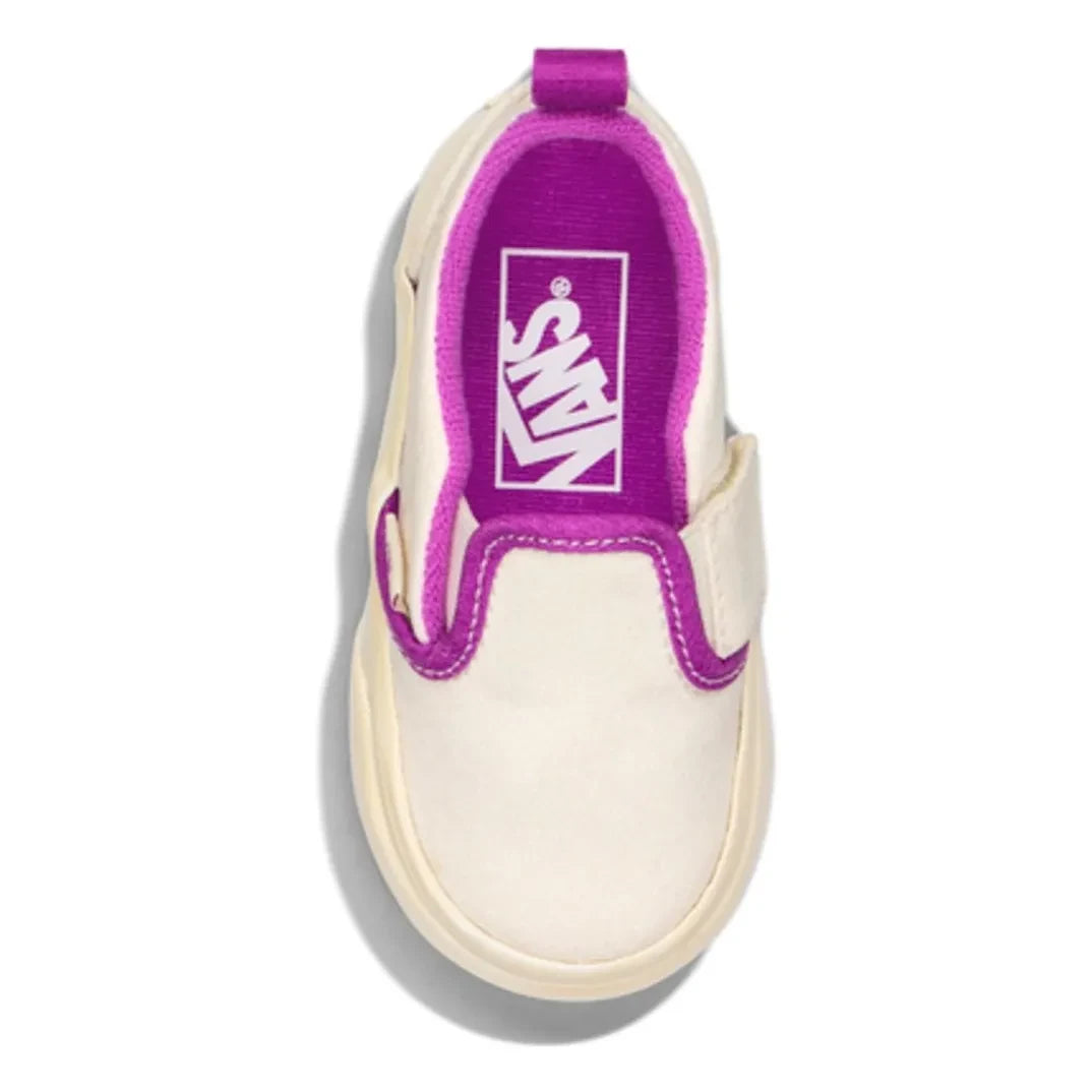 Vans - Glitzer Baby Slip-On Sneaker | Weiß