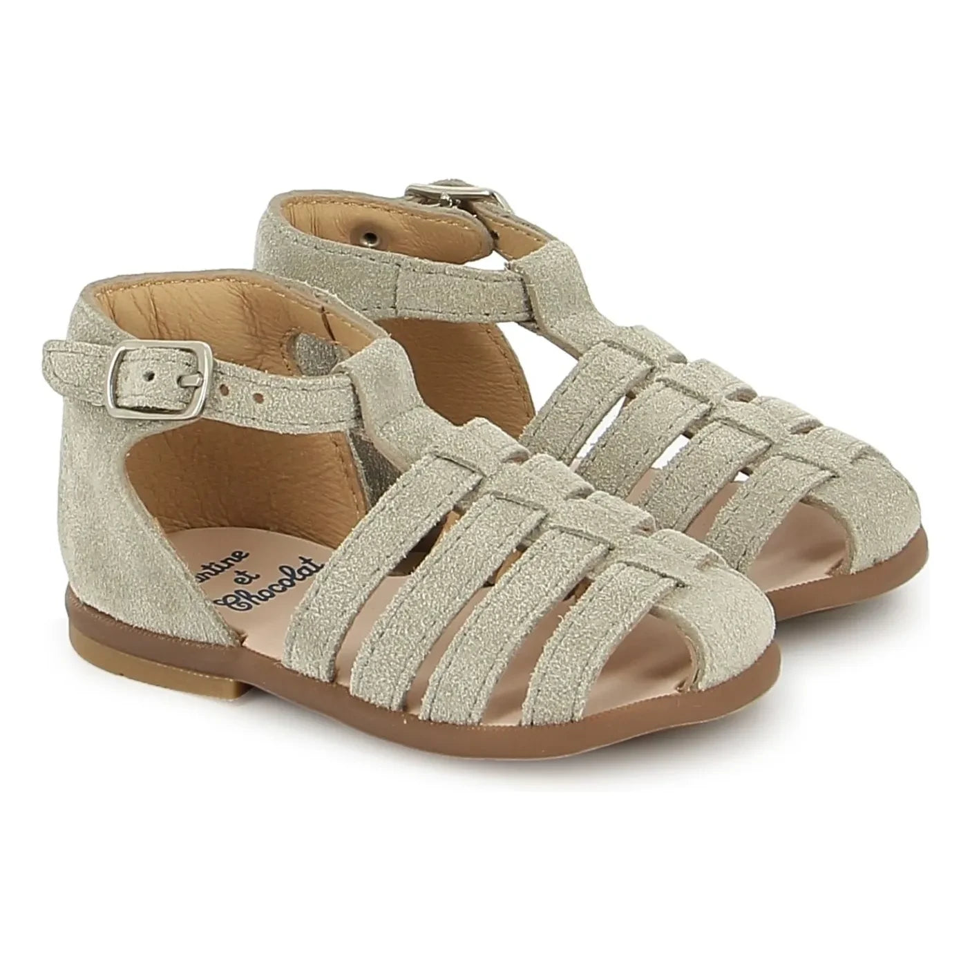 Tartine et Chocolat - Samtsandalen Ares | Beige