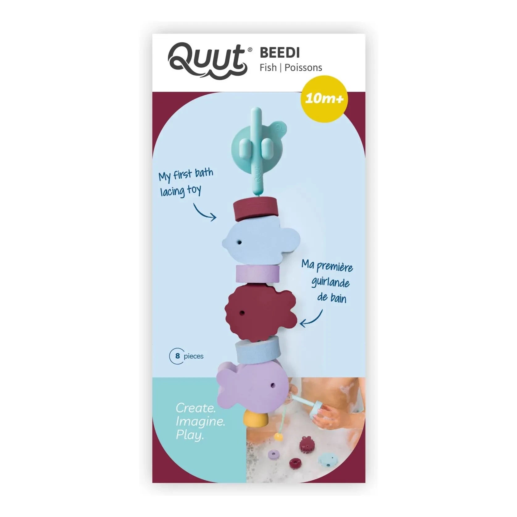 Quut - Stapelperlen Bordo | Bordo