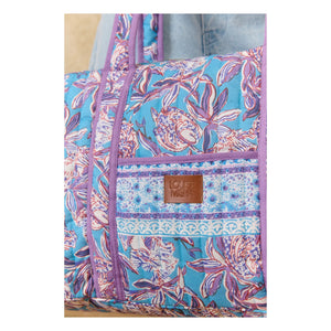 Louise Misha - 36h Bilbao Tasche aus Bio-Baumwolle | Blau