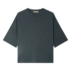 Sessùn – T-Shirt Dorel | Grau-Blau