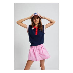 Indee - Valor Netz-Polo-Shirt | Marineblau