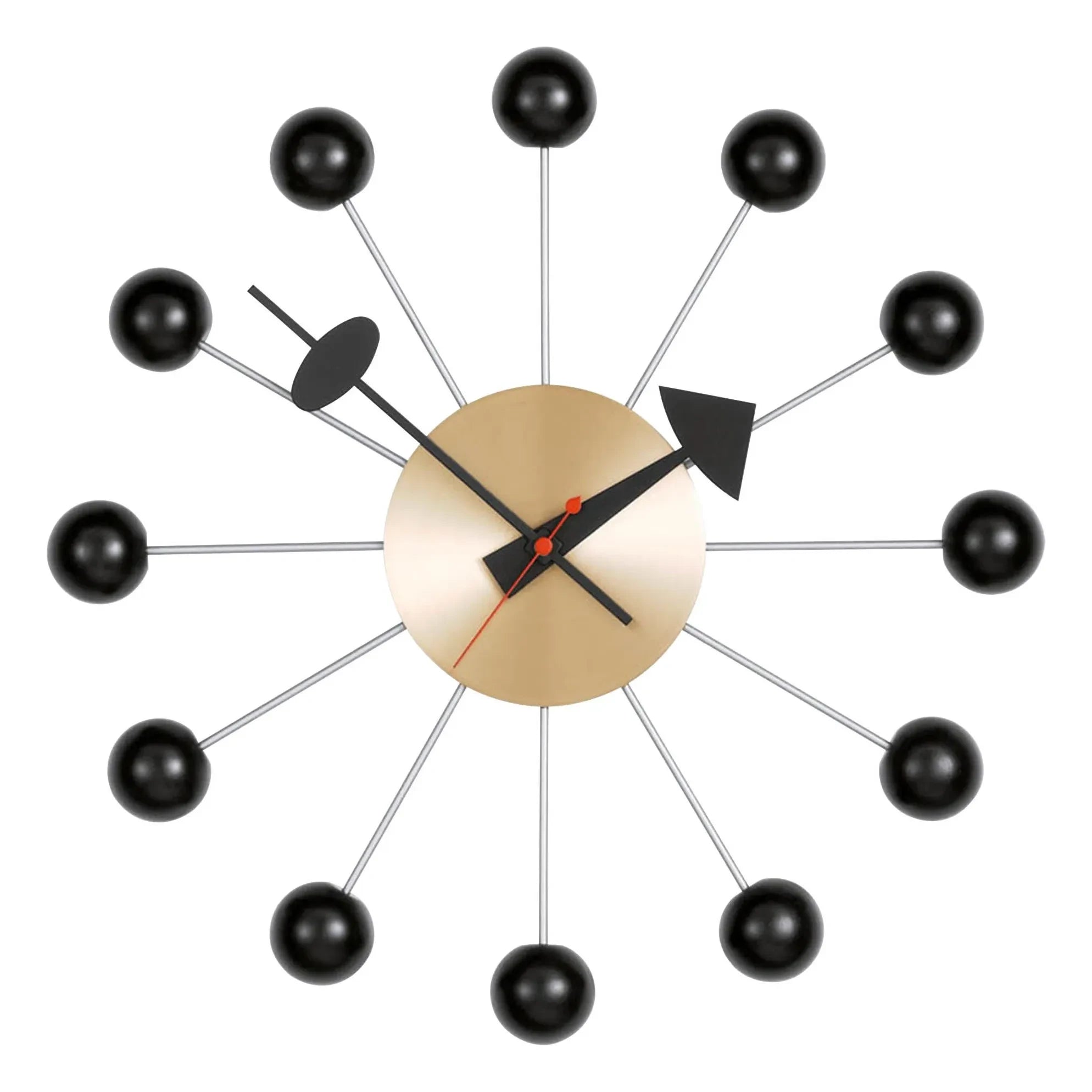 Vitra - Wall Clocks - Ball Clock George Nelson, 1948-1960 | Schwarz