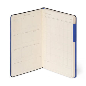 Legami - Notizbuch mit Blanko-Seiten und monochromem Softcover - Eklectic Blau - Mein Notizbuch