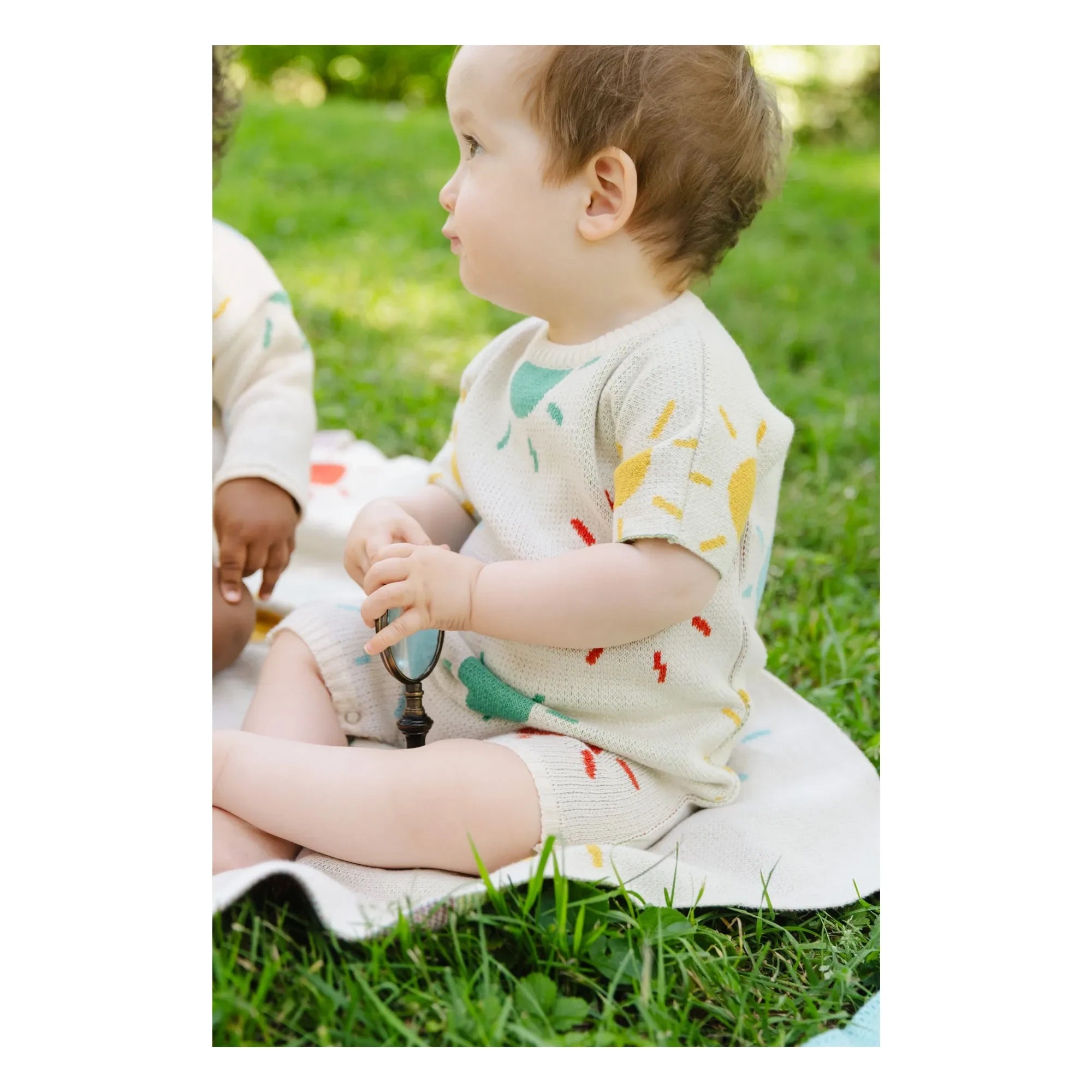 Bayiri - Sunny Combishort Bio-Baumwolle | Ecru