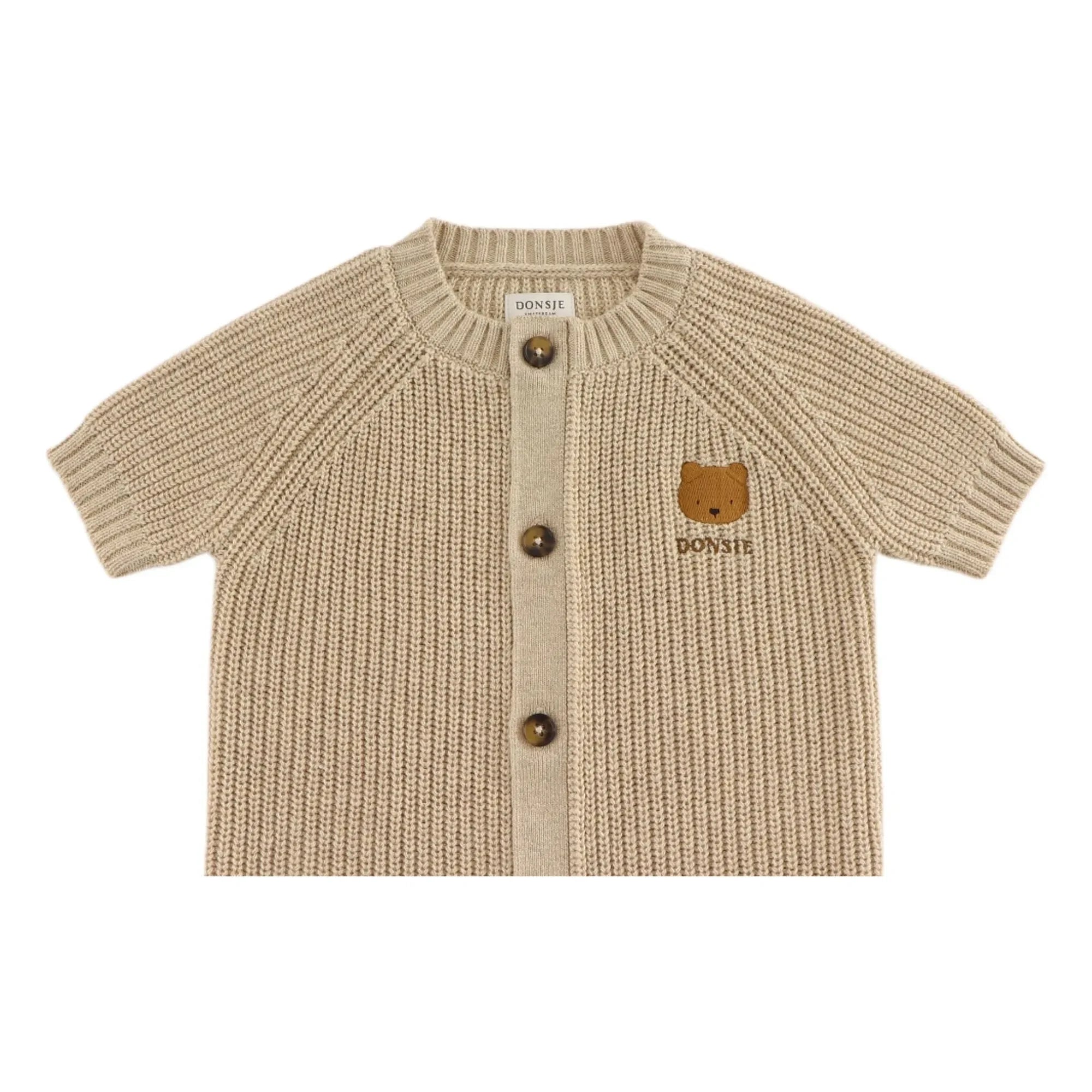 Donsje - Dantje Cord-Bärenoverall | Beige
