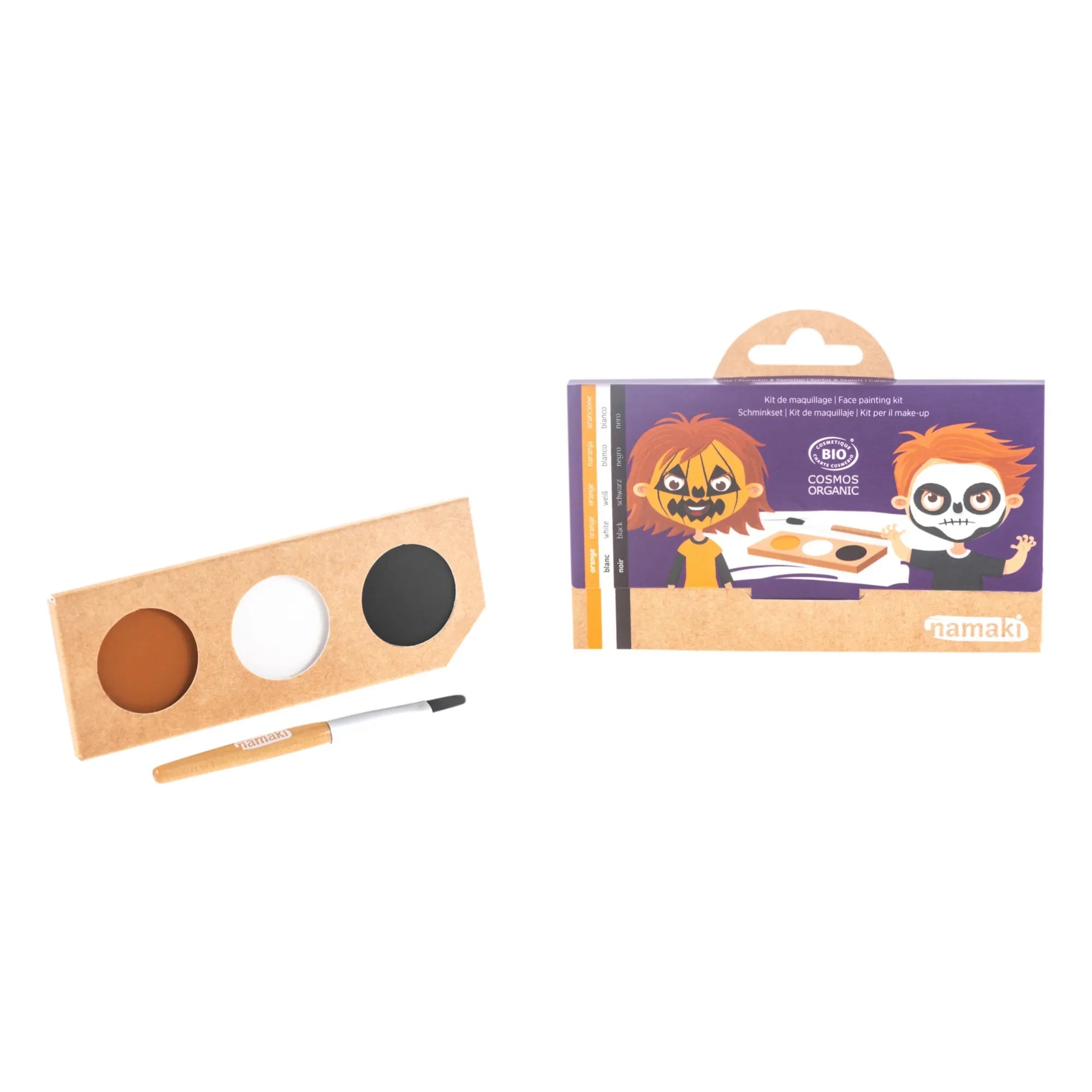 Namaki - Kürbis & Skelett 3 Farben Lidschatten-Set | Orange