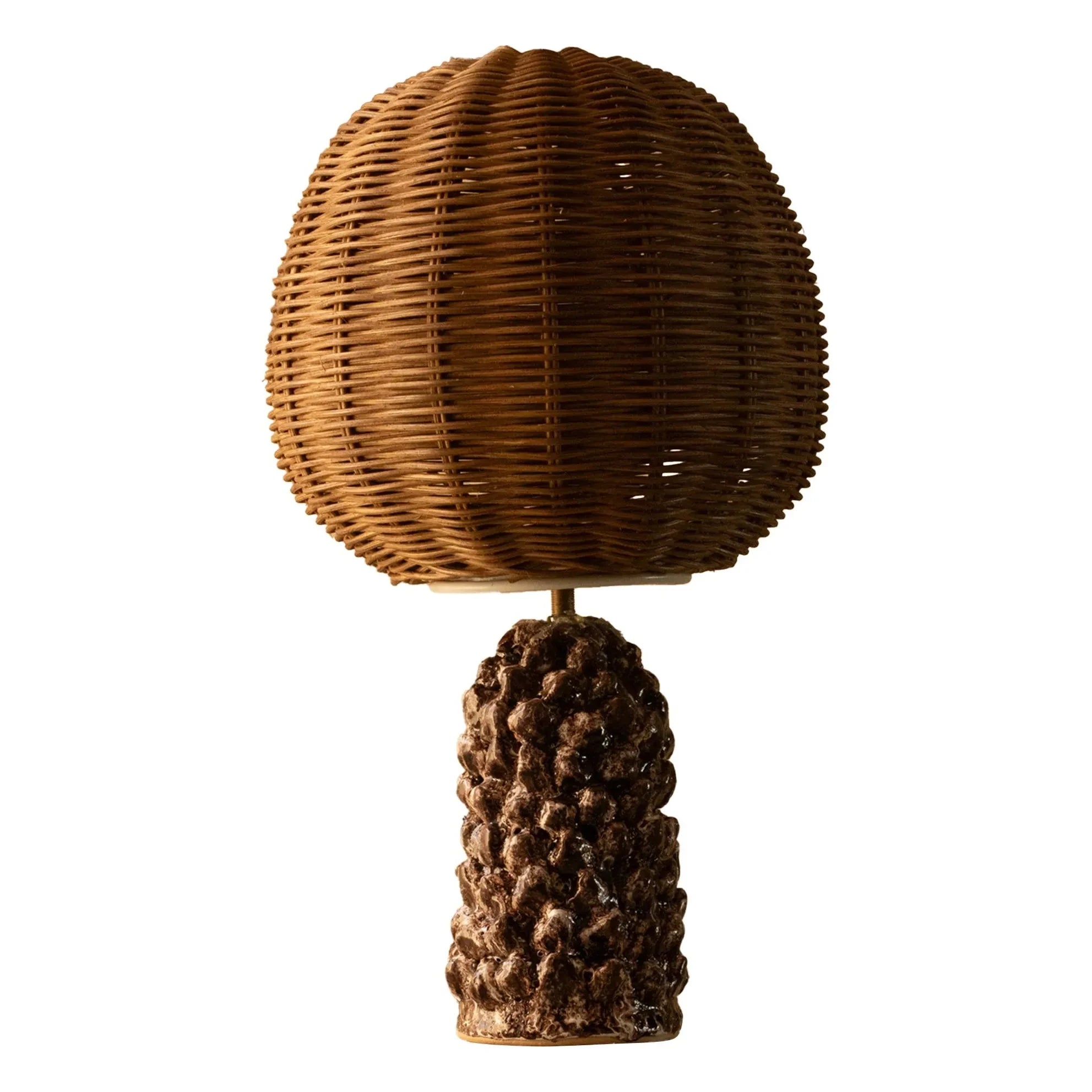 Honoré - Gül Tischlampe | Braun