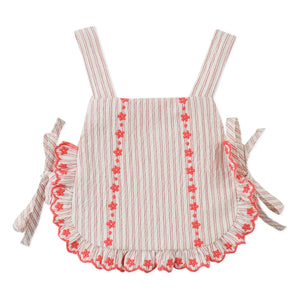 Gingersnaps - Juria Rüschen-Top und Shorts-Set | Rot