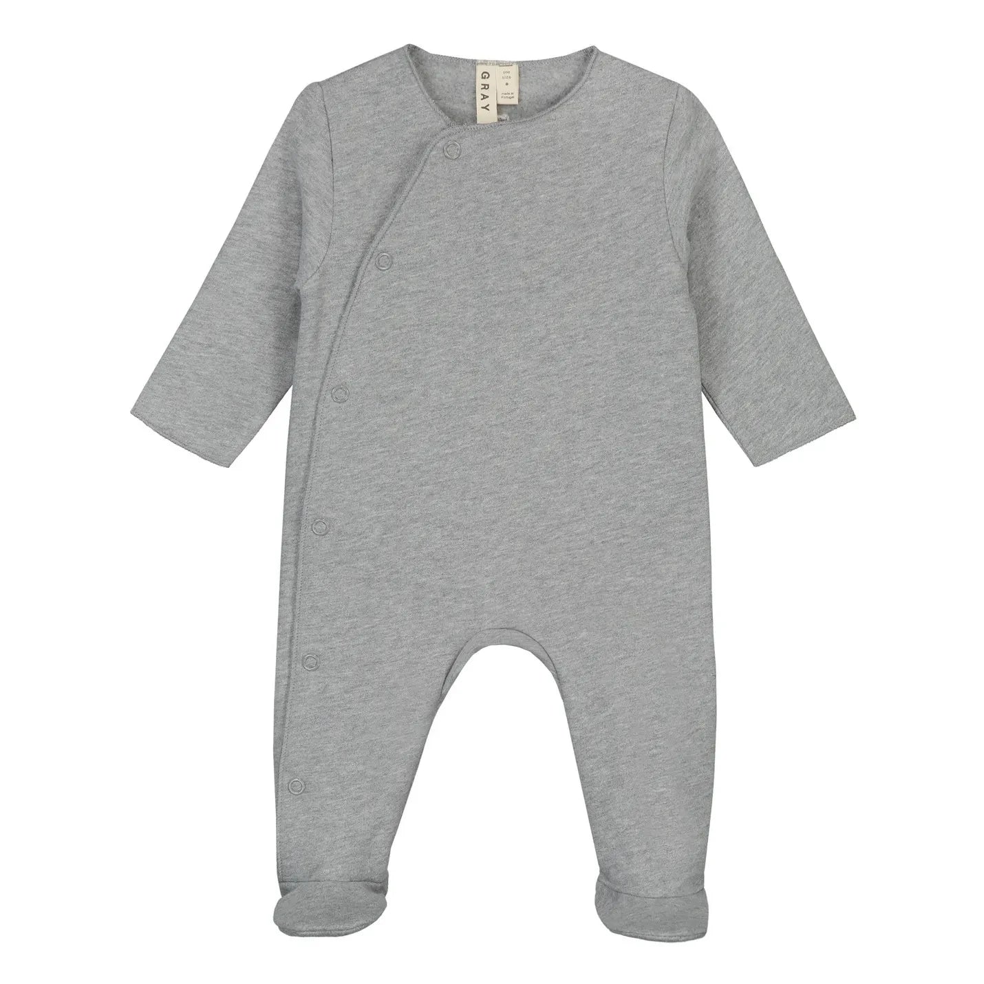 Gray Label - Neugeborenen-Schlafanzug aus Bio-Baumwolle | Grau
