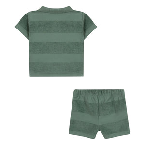 Tartine et Chocolat - Polo Shorts und Handtuch-Set | Khaki