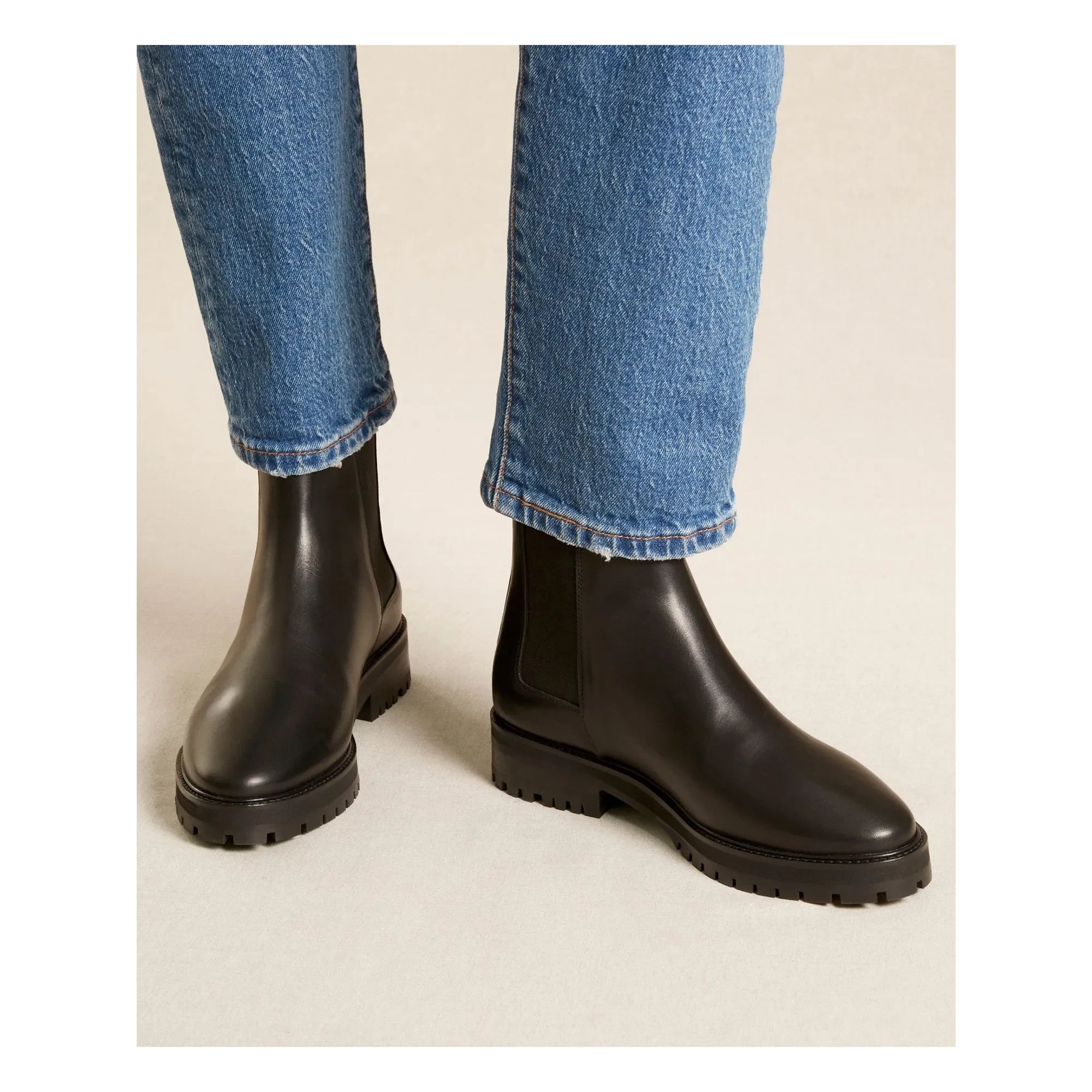 Rivecour - n°501 Lederstiefel | Schwarz