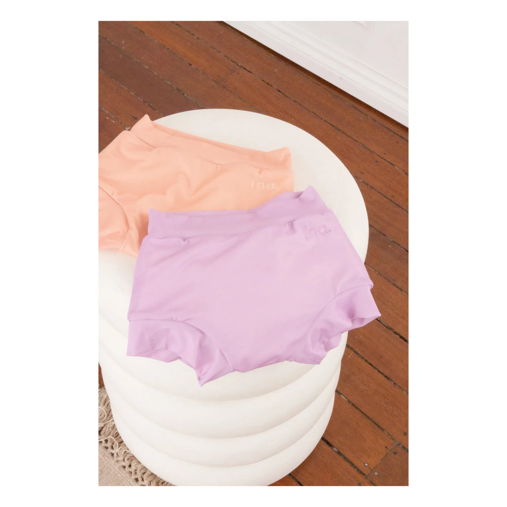 Ina Swim - Lumi Recyceltes Nylon Bade-Slip | Aprikose