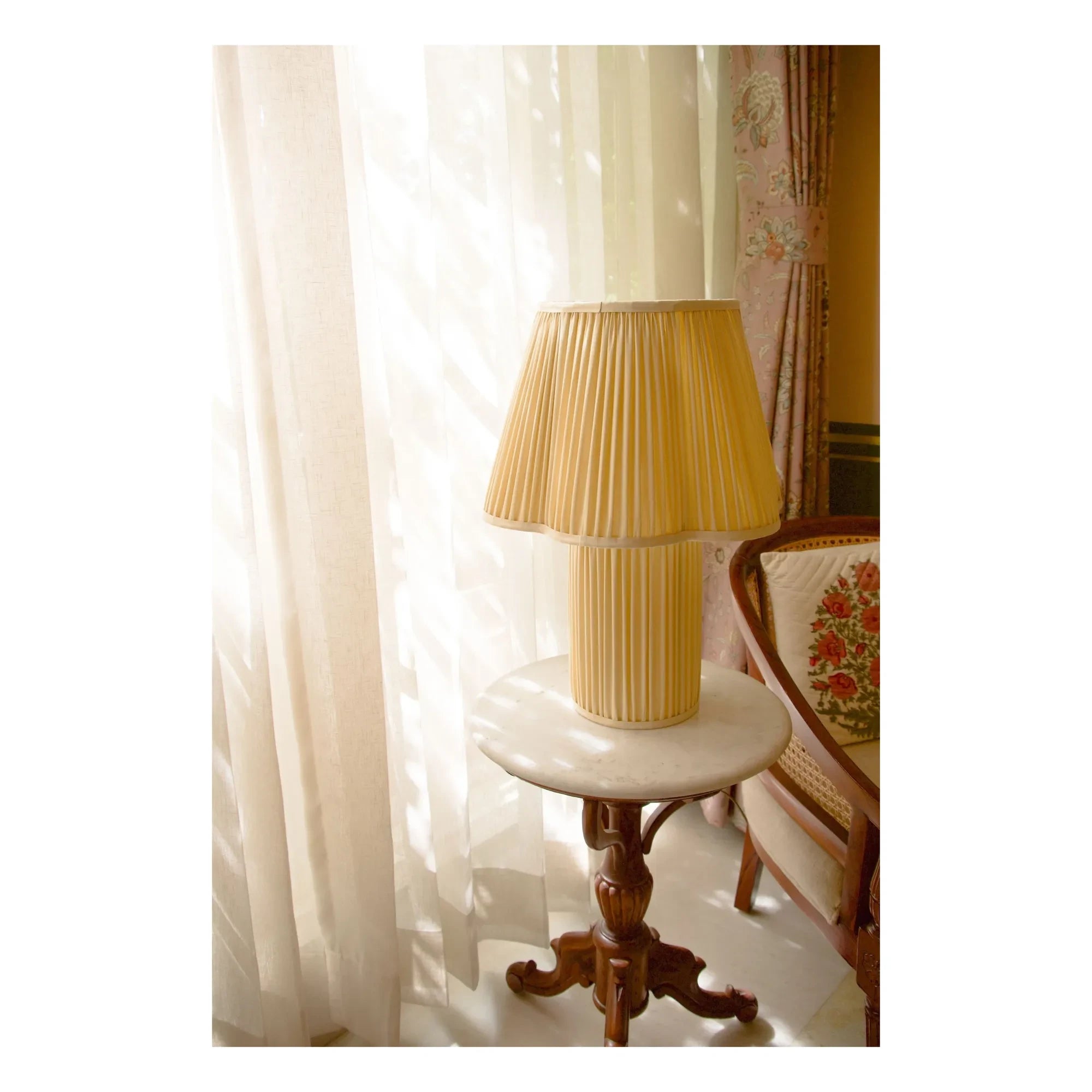 Doing Goods - Myra Seiden-Tischlampe | Blassgelb