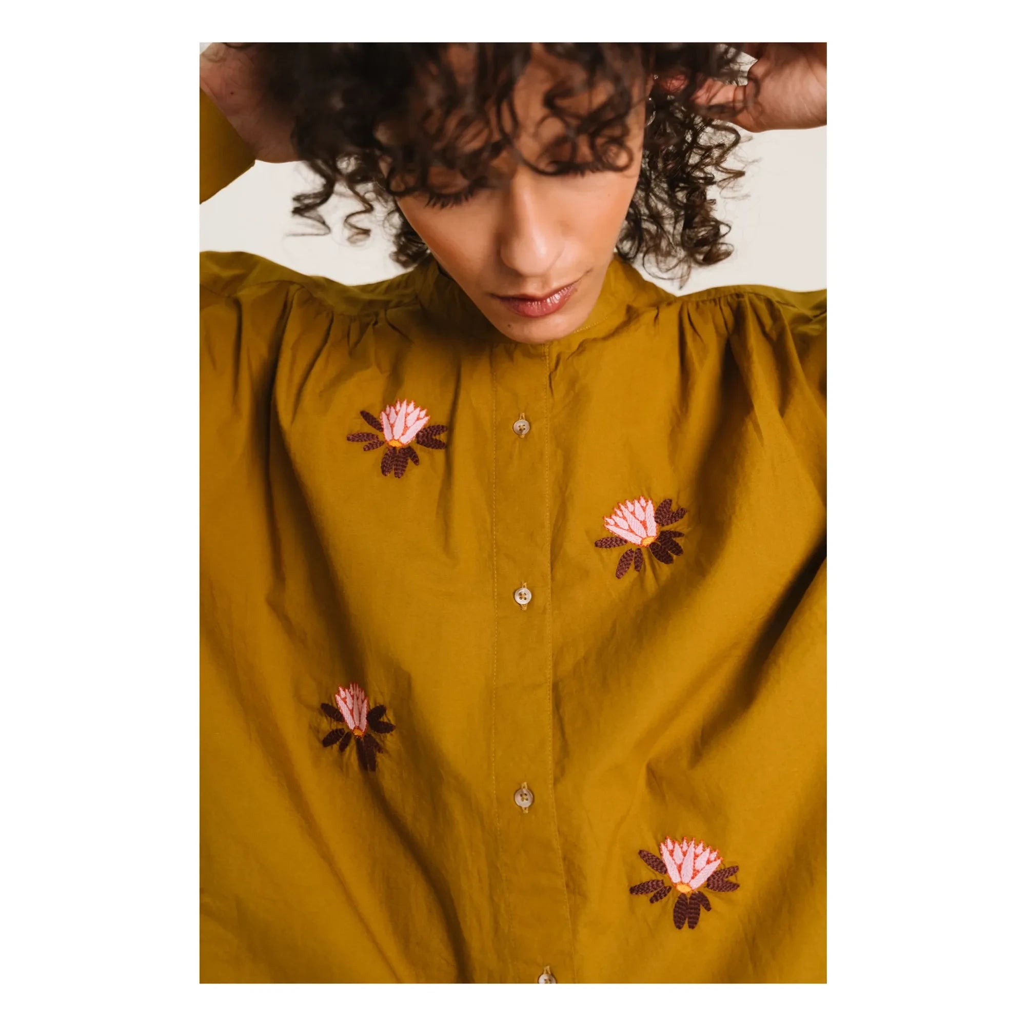 Sacrécoeur - Ella Broderies bluz | Yeşil