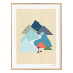 Ciel Glue – Mountain Nr. 8 Pistenposter – Limitierte Edition