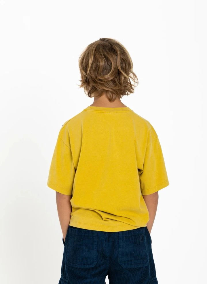 Hundred Pieces - Finn-zertifiziertes organisches Baumwoll-T-Shirt | Senf