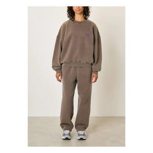 American Vintage - Plizzy Baumwoll-Sweatshirt | Braun
