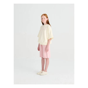 True Artist - Kurzarm-Sweatshirt N°13 Bio-Baumwolle | Creme