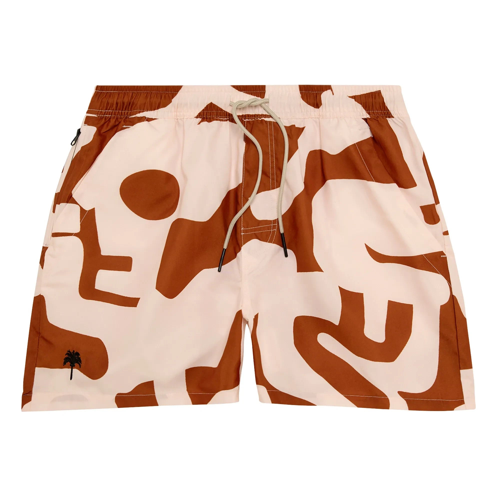 OAS - Russet Puzzlotec Badeshorts | Terrakotta