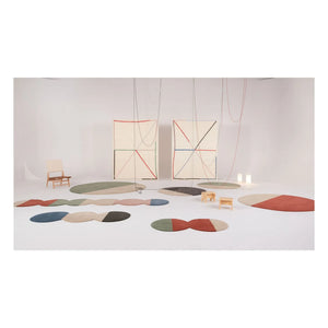 Nanimarquina - Pearls Runner 2 Wollteppich | Rot