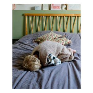 Tante Reine – Schlafsack aus Bio-Baumwolle Teddy | Sand